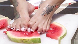 Orion Raye Foot Fetish Food Play