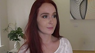 Emotional pianist with red hair Alice Coxxx loves doggy and blowjob