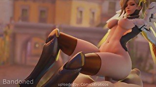 Compilação de Animações em 3D de Overwatch! Mercy, Dva e Widowmaker sendo fodidas de todas as formas