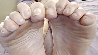 Extreme close up toenails