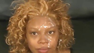 Lightskinned Ebony Gets Facialed