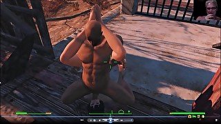 MILF explores enemy fortress: Fallout 4 Raider Pet Sex Mods Animated Sex Outdoor Reality Blowjob