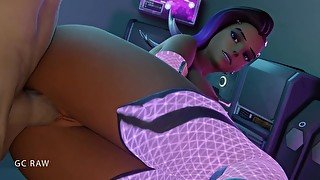 Great Sombra Sex from Behind. GCRaw. Overwatch