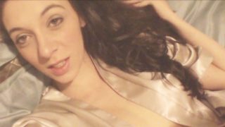 Sandra Syn misses her hubby so she makes him a masturbation video