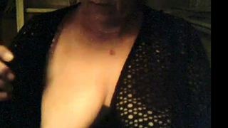 granny with saggy tits on cam