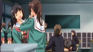 Hentai schoolgirl rides guys hard cock