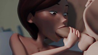 Elastigirl Is Elastic At All The Right Places - Blender Anal