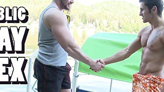 GAYWIRE - Lean Studs With Flawless Bodies Having Outdoor Gay Sex