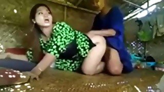 Indian Girl Fucking Boyfriend in a Hut