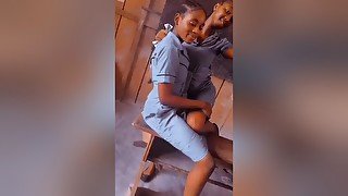 African School Teens Grinding