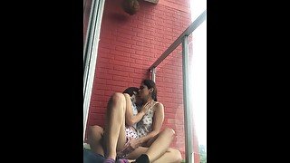 He masturbated my best friend on the balcony of her apartment