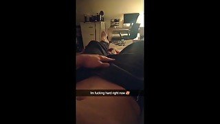 Snapchat Jerking off and cum 💦💦