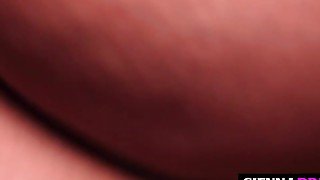 POV Young Ebony Takes Big Dick in Pussy