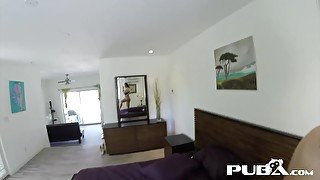 Stacked Alison Tyler does a self shot masturbation scene