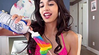 Sexy Couple Eats Whipped Cream Out Each Others Asses & Anal Sex