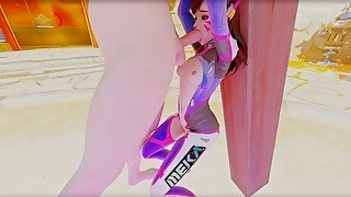 Overwatch - D.va facefucked