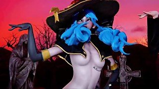 [MMD]CHUNG HA - Snapping (Gwen/Ahri/Xayah/Soraka) [Strip ver.]