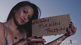 TOUGHLOVEX Suckin, fuckin and truckin with Lana Violet