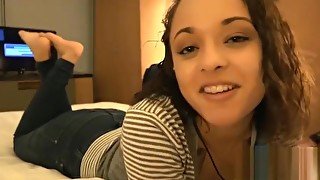 After a good fuck you fill Holly Hendrix's mouth with cum