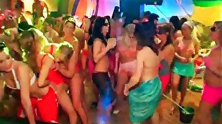 Big cocks get sexy blowjobs from bikini girls