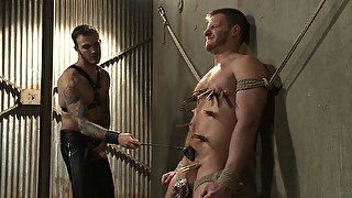 Christian Wilde is ready to manhandle the horny man Brian Bonds
