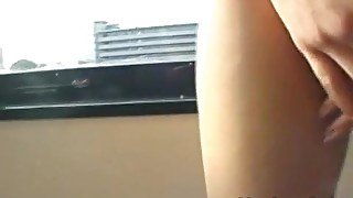 Hot Japanese girl exhibs and gets fucked outdoor