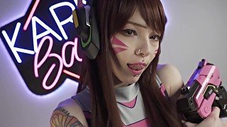 D.VA Overwatch fuck her holes (short video) Karneli Bandi