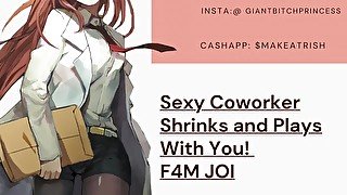 Sexy Scientist Coworker Shrinks You And Plays With You Before EATING You! Giantess Vore Roleplay