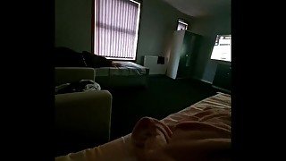 Step son alone with step mom in room has erection and fuck her perfect round ass