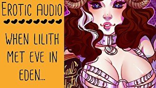 Lilith and Eve Roleplay  POV EROTIC AUDIO  Garden of Eden Lesbian