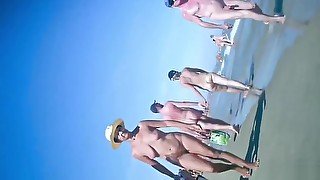 Horny Milfs Fucked By Strangers At Nudist Beach HD