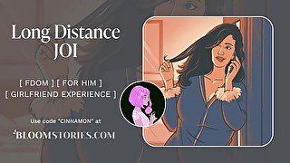 JOI from Your Long Distance Girlfriend  F4M Erotic Audio for Men  ASMR Erotica