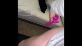 Starting to love my wife’s dildo