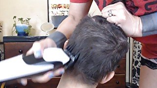 Shaving My Girlfriends Hair