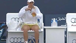 Upskirt Caroline Wozniacki