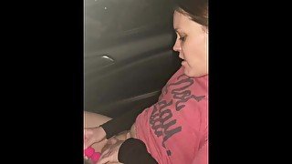 Masturbating in the car