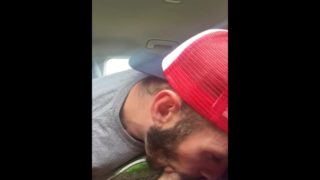 Public Car throat pie from str8 dL dude