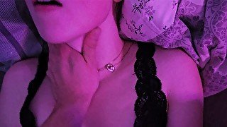 Amateur slut gets hardcore fucked and sucks the pussy juice from the cock roomte POV