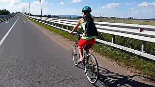 Anal Surprise during Hot Cycling