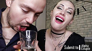 Cocktail of your dream with snot, spit, burps and sperm from Alpha Couple