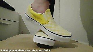 VANS Slip-on Cock Crush and Cum