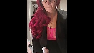 Redhead mommy getting ass fucked