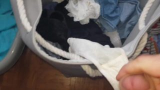 dirty panties cum from laundry raid