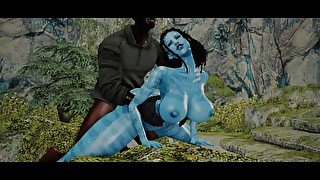 Avatar XXX: Neytiri Fucks BBC Soldier