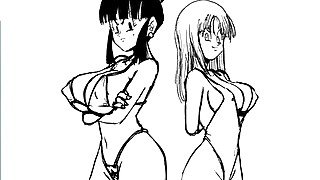 Kamesutra DBZ Erogame 9 Swimsuit Contest