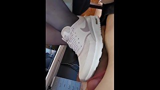 Dirty Nike Thea Footjob (Tinder Date)