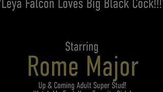 Hung Homie Rome Major Makes Wild Crazy Lady Leya Falcon Gag Sucking Dick!