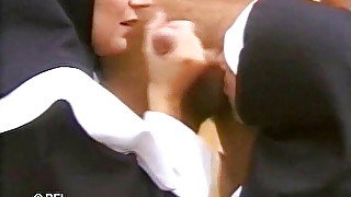 Nun asks fellow to spank her