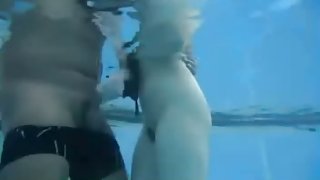 Public orgy in pool