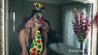 Violet Starr lets JokerX stuff her pussy